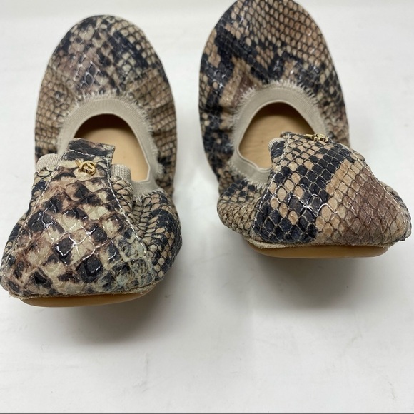Yosi Samra Samara 2.0 - Ballerina Style snakeskin foldable flats - Picture 8 of 10